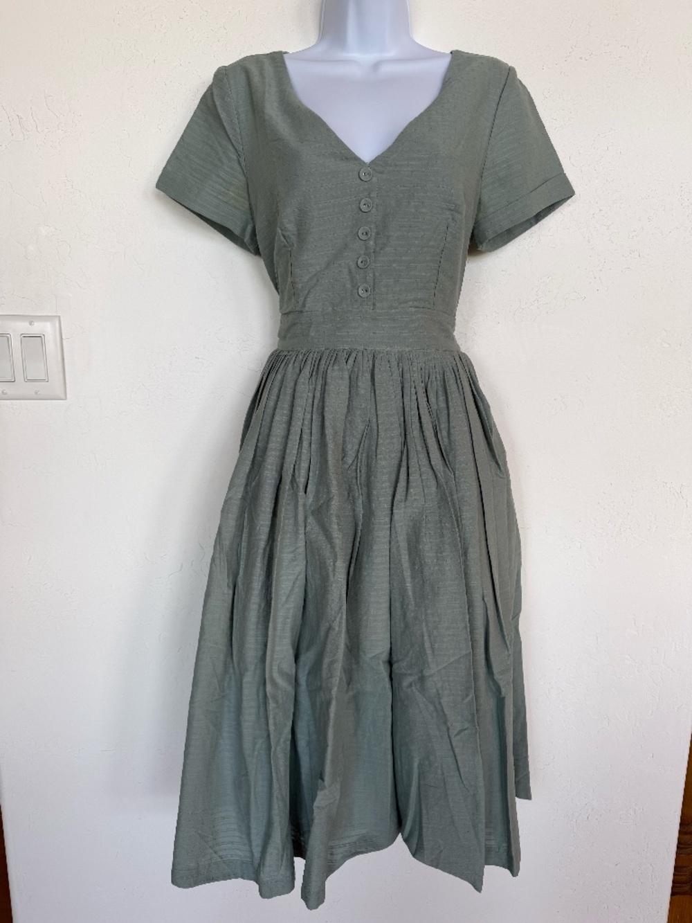 ModCloth Fit & Flare Party Dress Retro Vintage